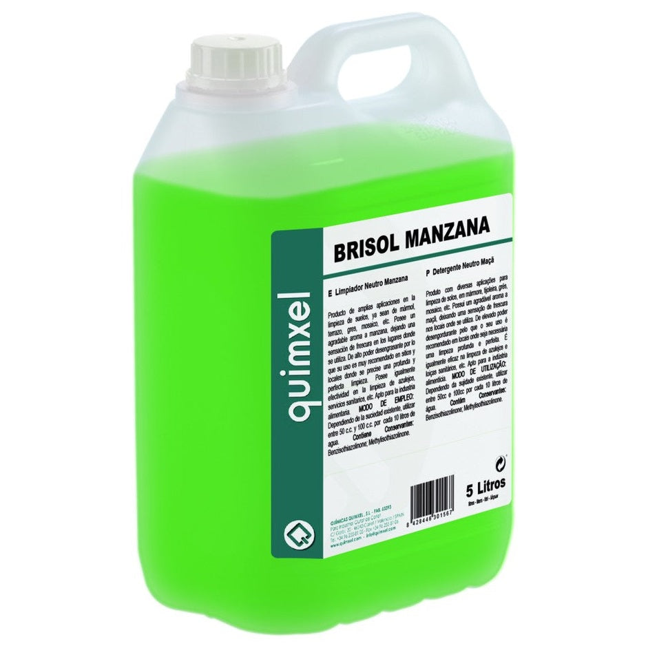 Fregasuelos Neutro BRIXOL MANZANA 5 litros | Químicas Quimxel