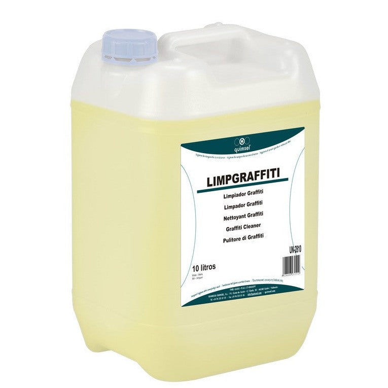 Limpiador de Graffitis LIMPGRAFFITI 10 litros Químicas Quimxel