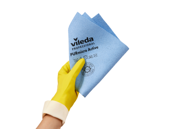 Bayeta Purmicro Active Vileda 38x35cm 1x5 Unidades