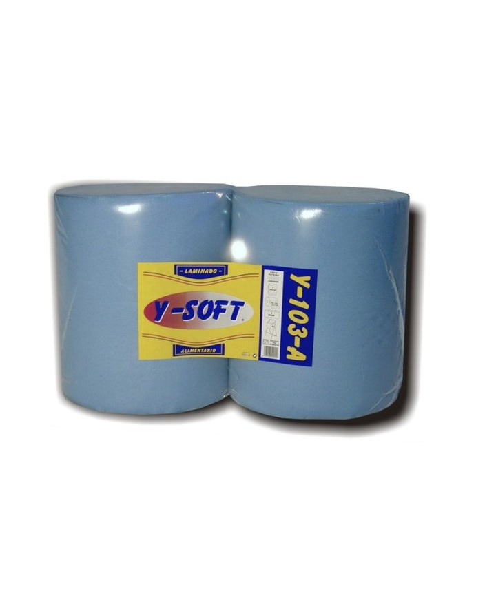 Bobina Papel Industrial Azul Laminada