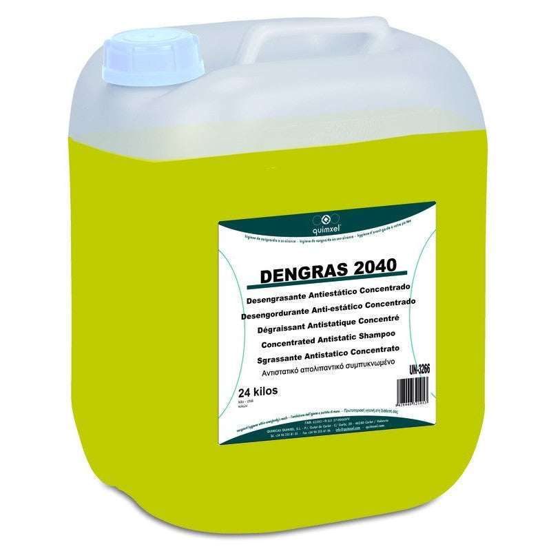 Desengrasante Industrial Concentrado y Limpiador Antiestático Dengras 2040  24 Kilos