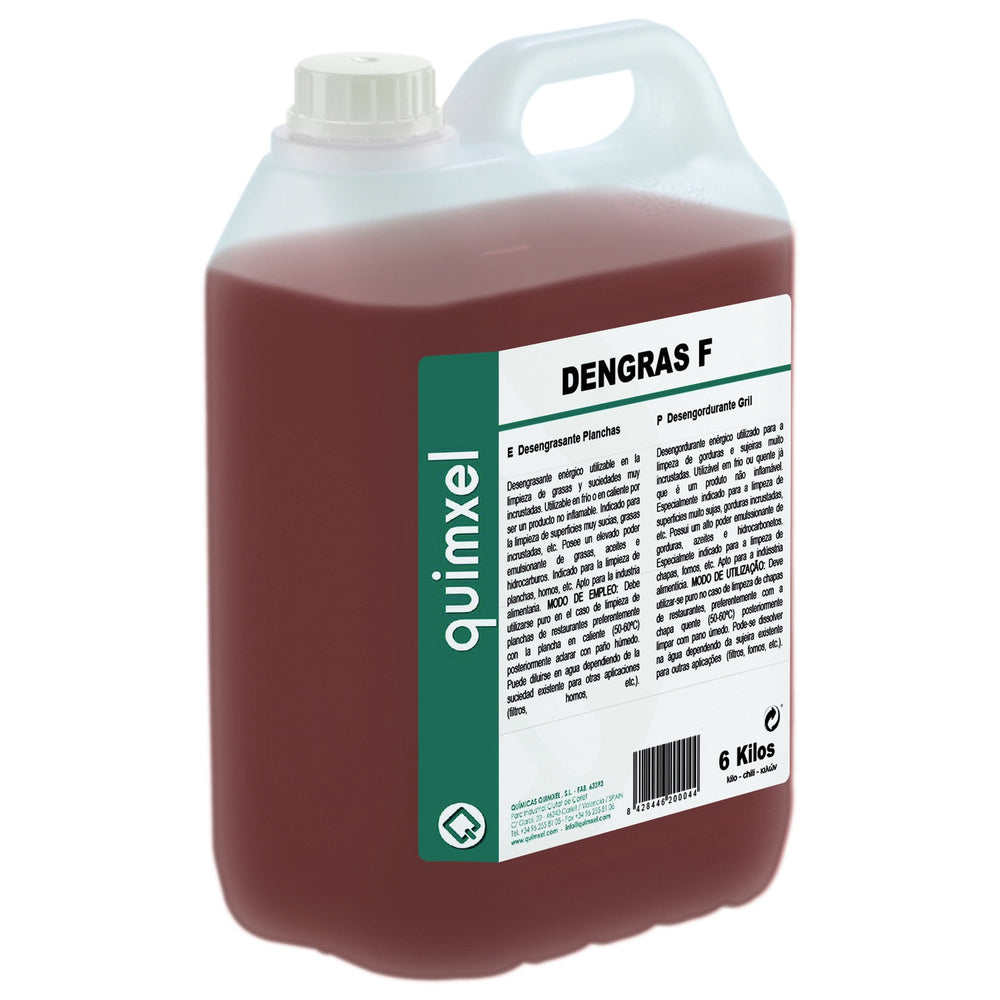 Desengrasante Industrial Para Planchas de Cocina Dengras F 6 kilos