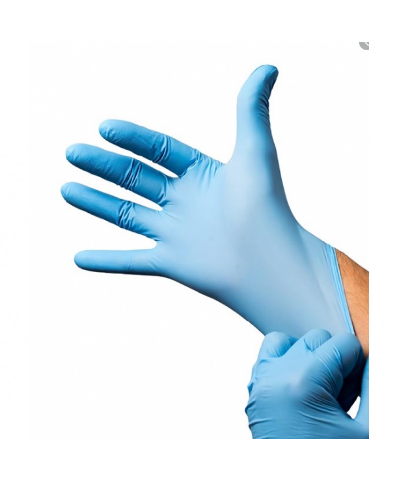 Guante Nitrilo azul