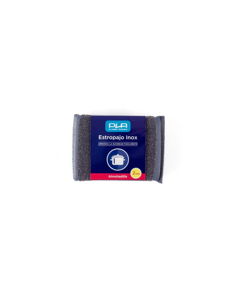 Almohadilla Estropajo Acero Inox 1x2u PLA