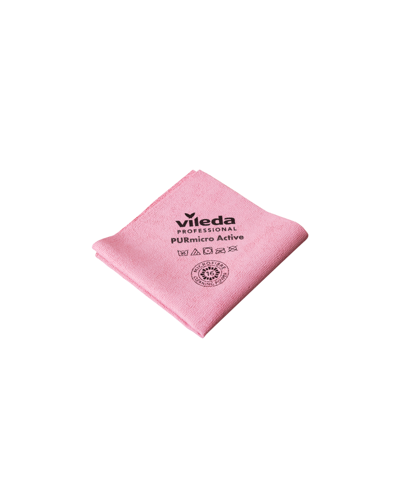 Bayeta Purmicro Active Vileda 38x35cm 1x5 Unidades