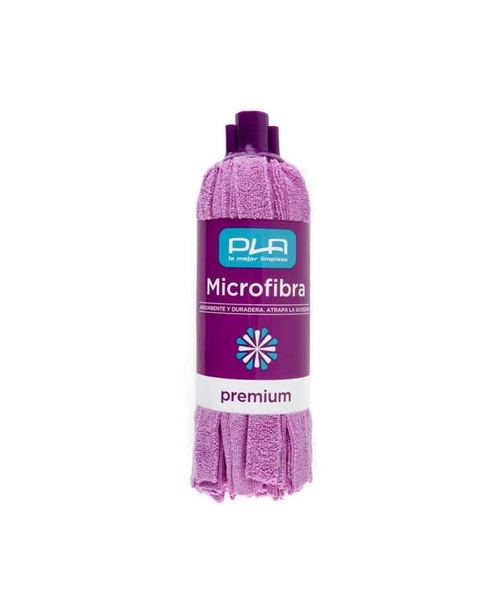 Esfregona Tiras de microfibra (viola, azul, verde)