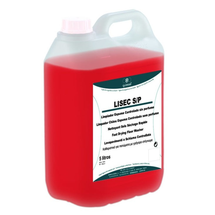 Limpiador Espuma Controlada Sin Perfume, Lisec S/P 5L