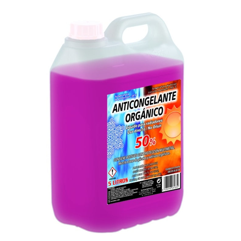 ANTICONGELANTE 50% ORGÁNICO ROSA 05 L