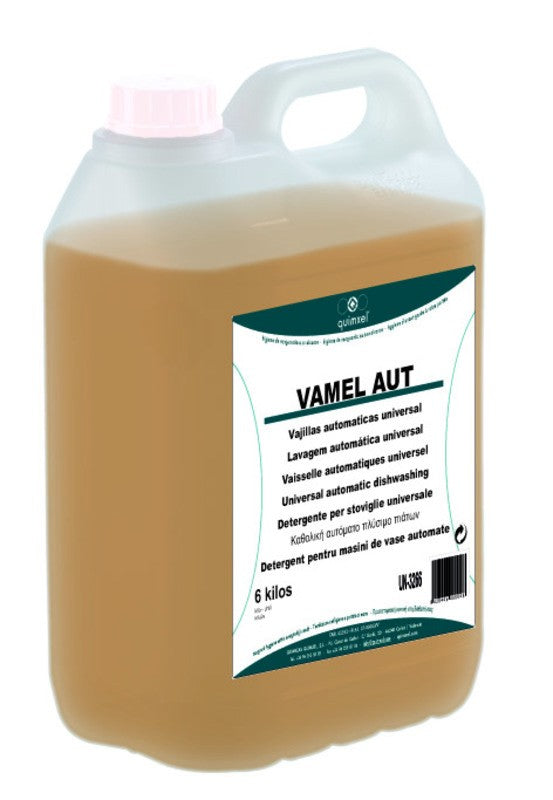 Detergente Lavavajillas Aguas Medias, Vamel Aut 6k, 12k y 24k