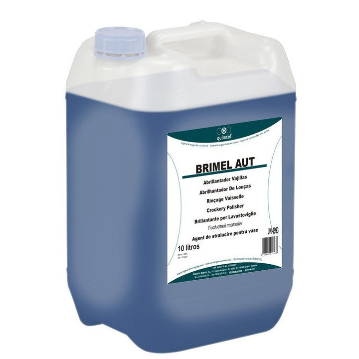 Abrillantador Lavavajillas Aguas Medias, Brimel Aut 5L, 10L y 20L