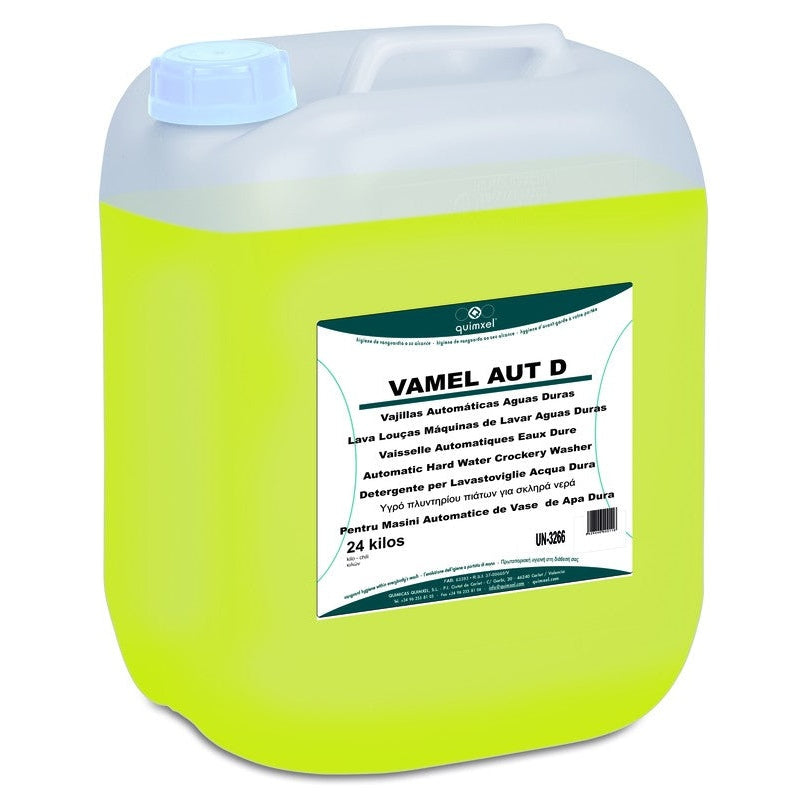 Detergente Lavavajillas Aguas Duras, Vamel Aut D 6k, 12k y 24k