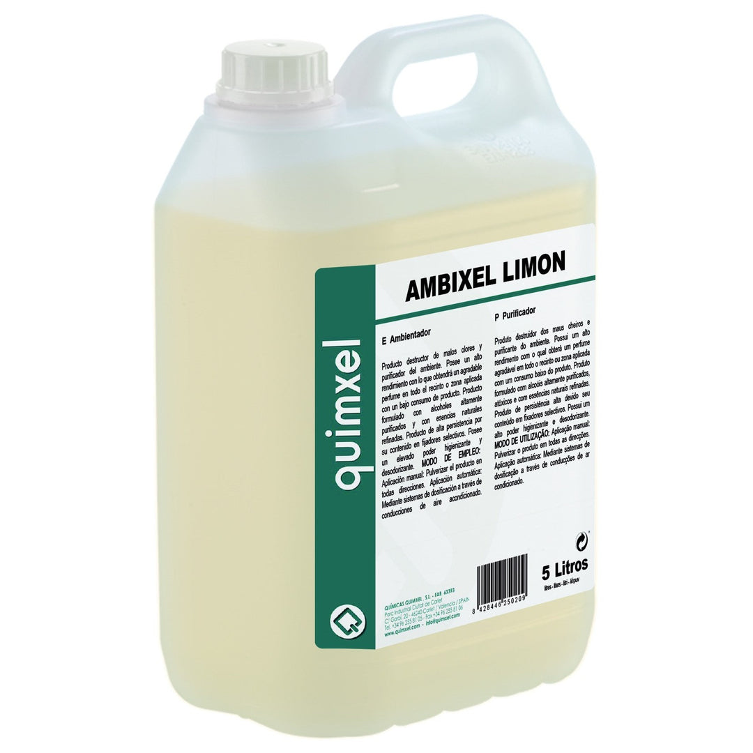 Ambientador Limón. AMBIXEL LIMÓN 750 ml y 5 LTS