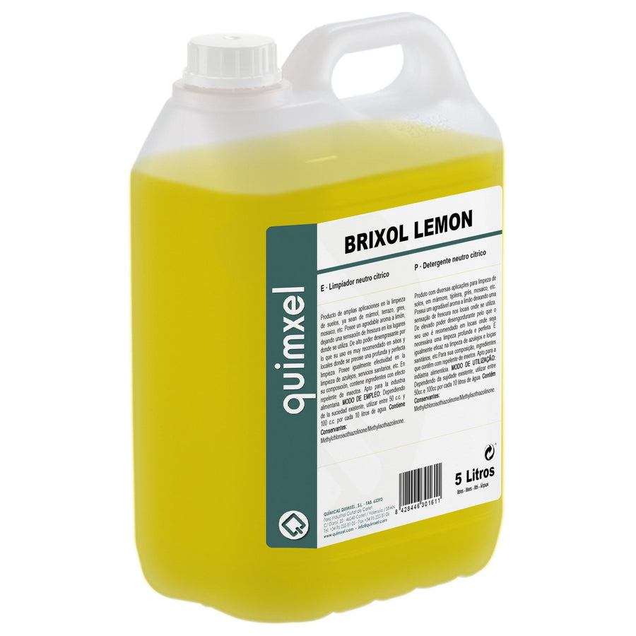 Fregasuelos Olor Limón. BRIXOL LEMON 1,5L y 5L