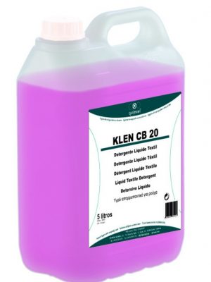 Detergente líquido textil, Klen CB 20 5L Y 20L