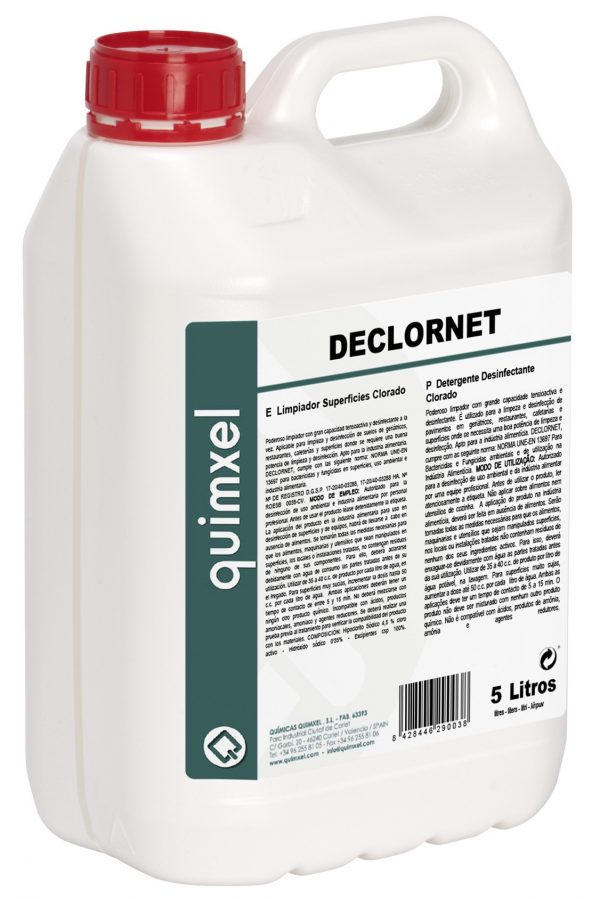 Desinfectante Clorado, Declornet 1L y 5L