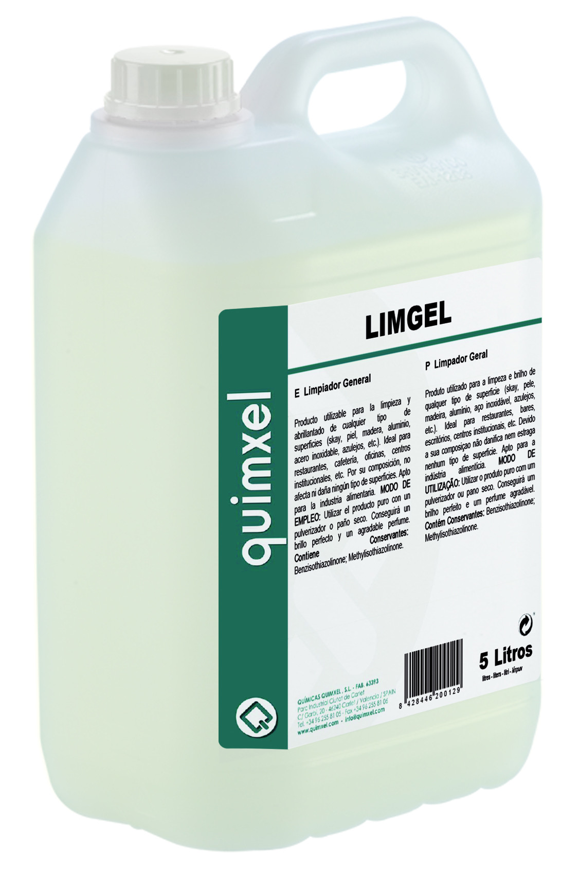 Limpiador General. LIMGEL (750 ml y 5LTS)