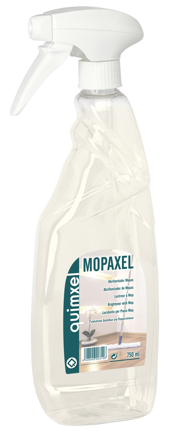 Abrillantador mopas. MOPAXEL 750 ml.