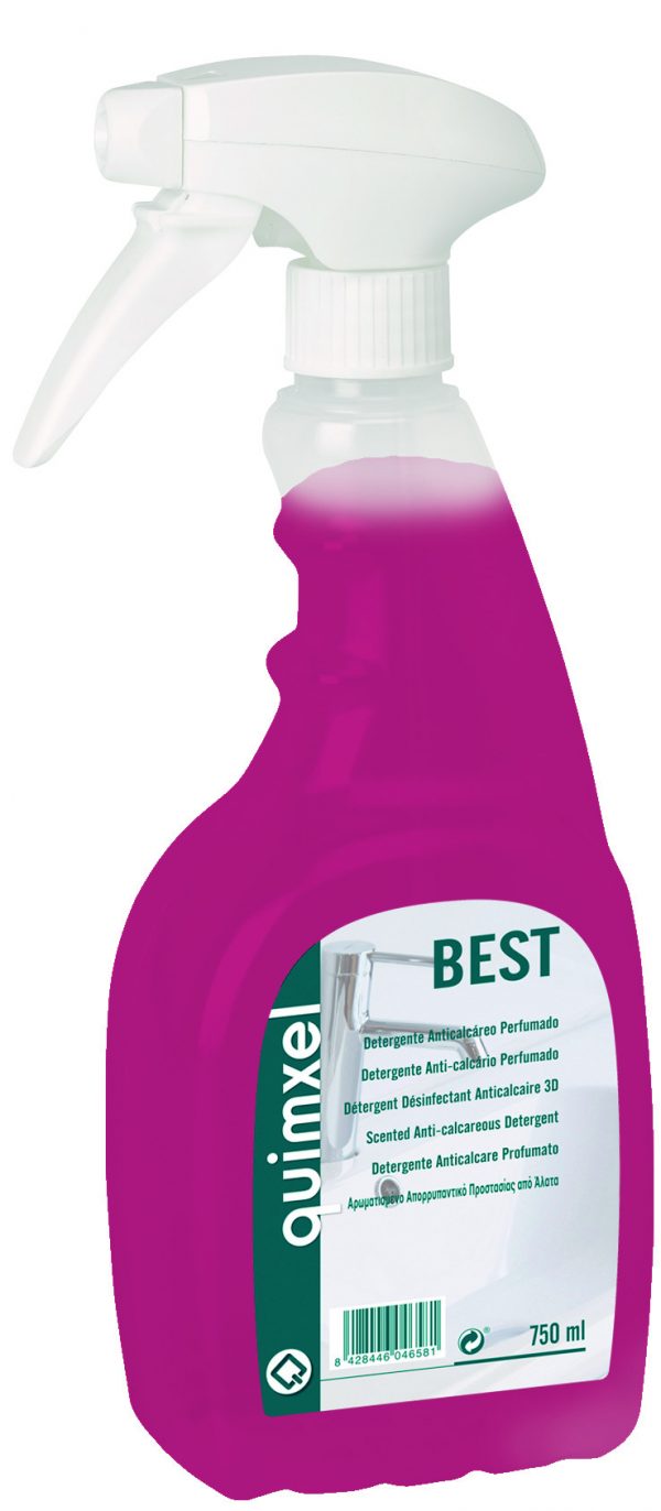 Detergente Anticalcáreo Perfumado, Best 750ml y 5L
