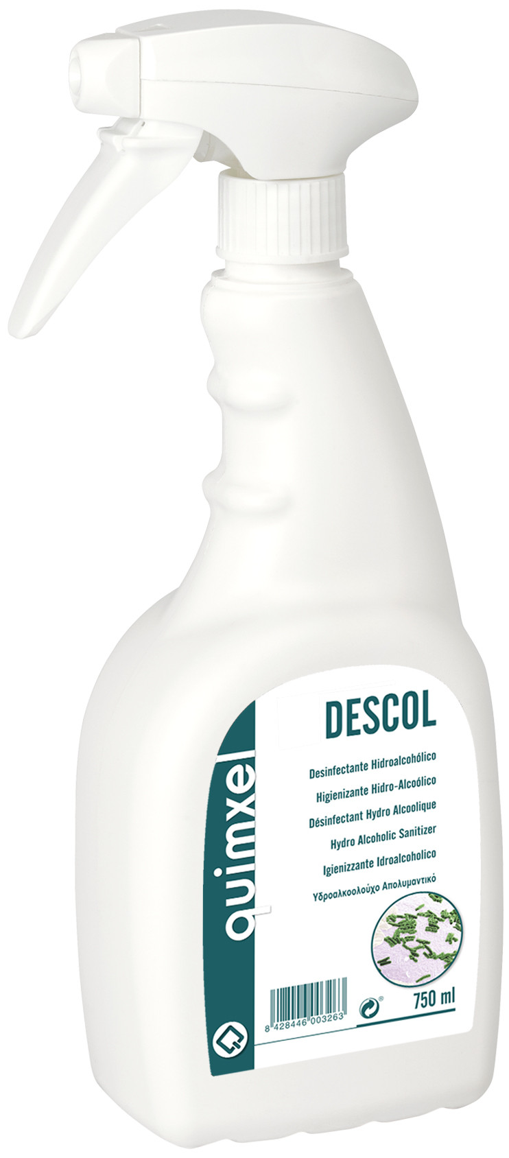 Desinfectante Hidroalcoholico, Descol 750ml, 5L y